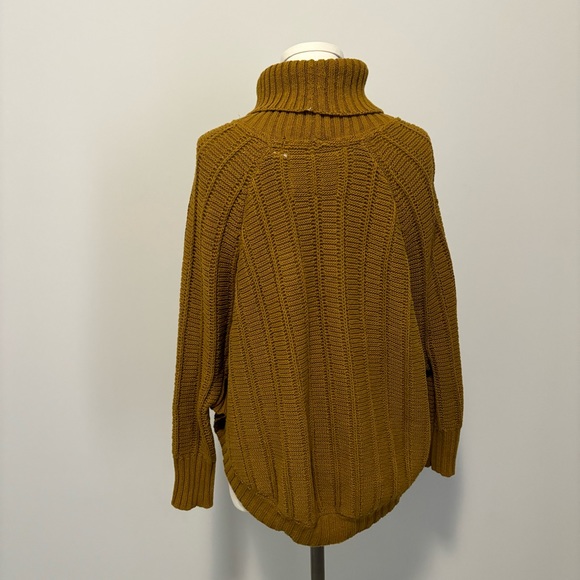 Anthropologie Angel Of The North Harvest Moon Poncho Sweater Cotton Knit Size XS - Picture 13 of 16